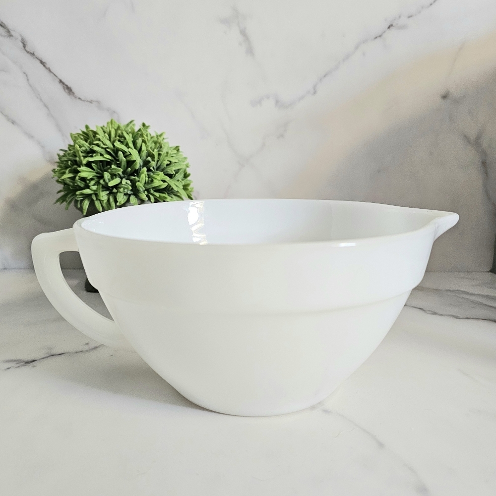Fire King Milkglass Batter Bowl